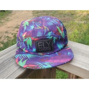 Multicolor Fly Society Tropical Floral Snapback Hat